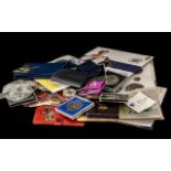 Collection of Coins & Bank Notes a large collection of coins to include £5 pieces, crowns, 10