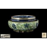 James Macintyre Florian-ware Large Salad Bowl. c.