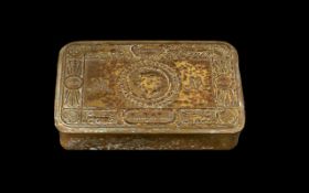 1914 - 1918 Great War - Queen Mary's Brass Christmas Box 1914.