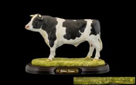 Best Breed by Naturecraft Ltd Edition Large and Superior Quality Hand Painted Bull Figure,