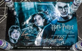 Harry Potter Very Rare Promo Poster Signed By Acclaimed Cast,