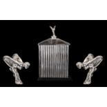 Rolls Royce Interest - Large Rolls Royce Table Top Display, chrome radiator with Spirit of Ecstasy,