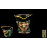 Royal Doulton Variant Sample - Colour of ' Dick Turpin ' Wearing a Green Coat with a Black Hat,