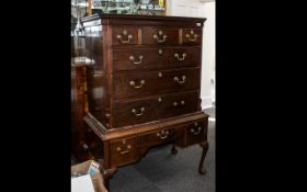 Victorian Mahogany Chest on Chest,