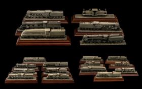 Locomotive Interest. Royal Hampshire Fine Art Miniatures in Pewter.