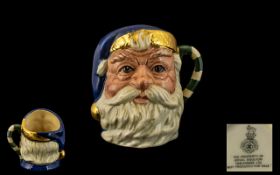 Royal Doulton Extremely Rare - Unique One Only Miniature Character Jug ' Santa Claus ' Miniature -