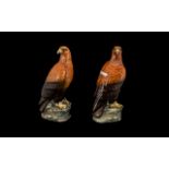 Pair of Beswick 'Golden Eagle' Whisky Flasks, Beneagles Scotch Whisky Ltd.