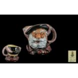 Royal Doulton Hand Painted Trial Character Jug In Rare Colour way ' John Falstaff ' Not Issued to