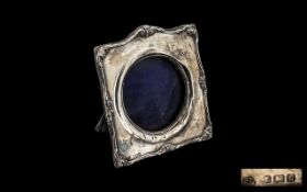 Silver Photo Frame. Early 20th Century fully hallmarked silver photo frame.