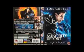 Tom Cruise Signed Minority Report DVD Cover A first edition DVD Cover for the movie ‘Minority