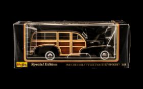 Maisto Special Edition 1948 Chevrolet 'Fleetmaster' Woody. 1:18. In original box.