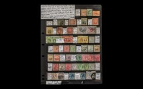 Stamp Interest - extensive Commonwealth + GB collection mint or used on 7 hagners mainly Qu-Vic