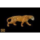 Beswick Wild Animal Hand Painted Figure ' Leopard ' Model No 1082. Designer A. Gredington.