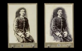 Military History - Two Photographic Images of a Proud Young Lancashire Fusilier Soldier,