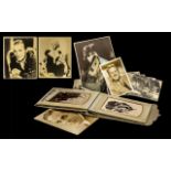 Selection of Old Photographs, Ink Signed Studio Photographs of Peggy - Hyland, Antonio Moreau,