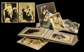 Selection of Old Photographs, Ink Signed Studio Photographs of Peggy - Hyland, Antonio Moreau,