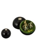 Sporting Interest, Rare Pair of Stratton Bowling Green Cufflinks & Tie Pin,