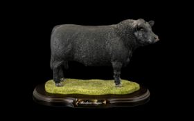 Best Breed by Naturecraft Ltd Edition Large and Superior Quality Hand Painted Bull Figure,