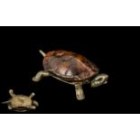 French 19th Century Hotel Bar Novelty Bell In The Shape of a Turtle,