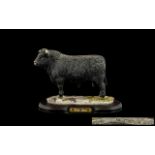 Best Breed by Naturecraft Ltd Edition Large and Superior Quality Hand Painted Bull Figure, Raised on