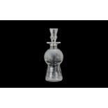Edinburgh Crystal Thistle Bud Vase.