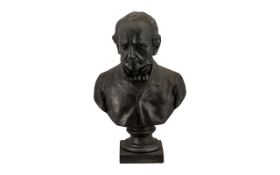 Antique Bronzed Spelter Bust of William Gladstone,