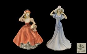 Royal Doulton Hand Painted Figures. Comprises 1/ ' Olivia ' Chelsea Series, HN3717. Designer V.