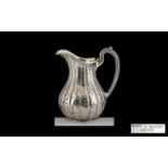 Victorian Period Superb Quality and Heavy Sterling Silver Cream Jug.