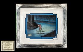 Warner Brothers Genuine Art Production Hand Painted Cel From The Original Hanna Barbera Production