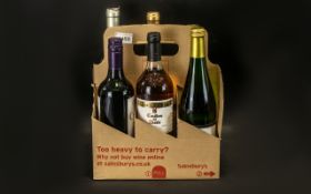 Six Bottles of Assorted Quality Wine com