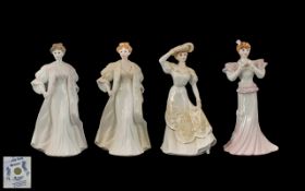 Coalport Hand Decorated Bone China Figur