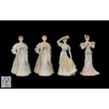 Coalport Hand Decorated Bone China Figur