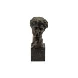 Classical Bronze Head of David, with fin