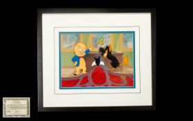 Warner Brothers Genuine Production Handpainted Cel from the original Warner Brothers animated film