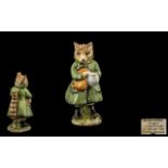 Rare Beswick Beatrix Potter Figure 'Simkin' Green Coat, BP 3B. Beswick No. 2508. Issued 1975-1983.