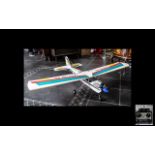 Radio Controlled Aeroplane With Irvine Motor, Length 51 Inches, Wingspan 63 Inches,