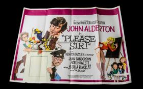 Cinema Poster for 'Please Sir' original Quad UK 40 x 30", issued 1971, folded.