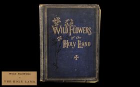 Book - Wild Flowers Of The Holy Land - Circa 1875.