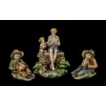 Collection of Capodimonte Figures,