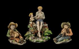 Collection of Capodimonte Figures,