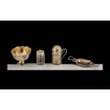 Collection of Hallmarked Silver Items comprising small tray, bowl,