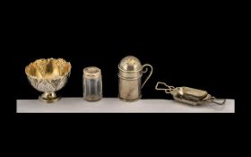 Collection of Hallmarked Silver Items comprising small tray, bowl,