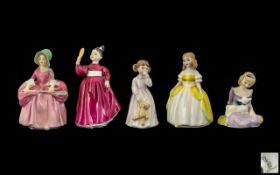 Royal Doulton Handpainted Collection of Small Figures (5), comprises: 1.