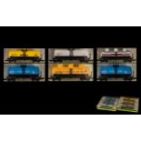 Model Power N Scale Freight Cars Oil Tankers 6 in Total, All in Mint Never Out of Box Condition,