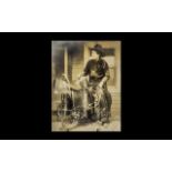William Farnum - Cowboy Photograph, Original, ink signed, studio photograph; circa 1920; 9 inches (