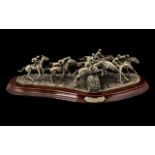 The Craftsman Studio Collection "National Hunt" Limited Edition Pewter Model, Numbered 495,