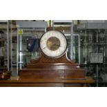 Large and Impressive Single Train Fusee Brass Faced Eight Day Mahogany Cased Bank Display Screen