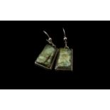 Labradorite Large Solitaire Drop Earrings,