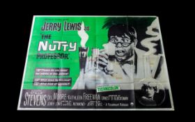 Cinema Poster for 'The Nutty Professor' Jerry Lewis, UK.