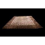 Large Indian Carpet in the Style of Mahal,